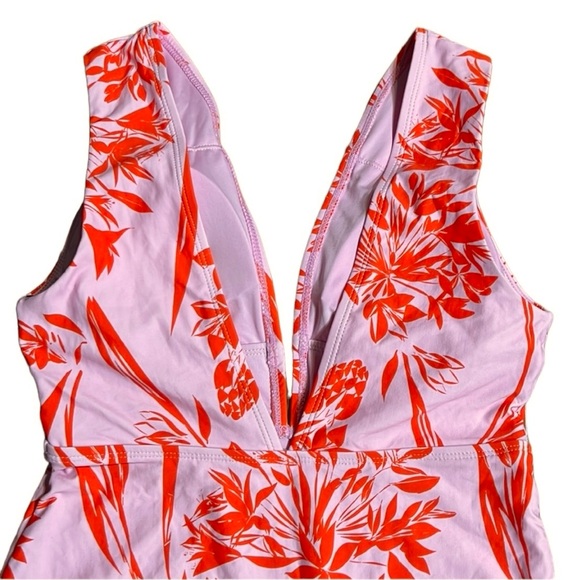 BCBG MaxAzria Camilla Plunging Neck One Piece - Picture 11 of 16